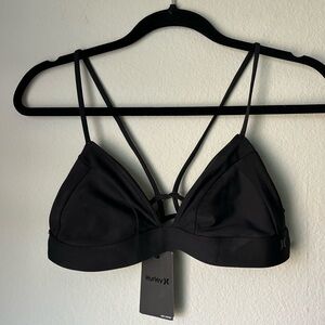 Hurley Black Cross-Back Bikini